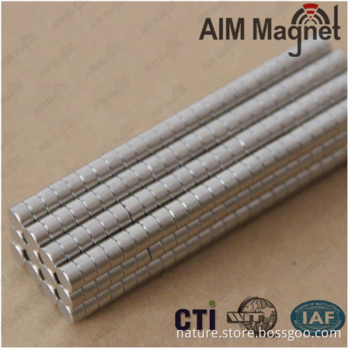 Nickel Neodymium Magnet 10x25mm